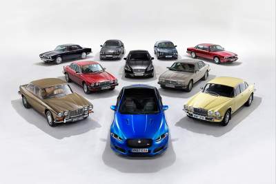 Historic Jaguar XJ convoy heads to the Paris Motor Show