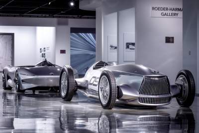 Infiniti prototypes on display at Petersen Automotive Museum