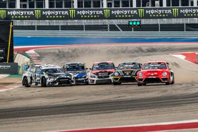 Scott Speed wins fourth consecutive championship at Americas Rallycross finale