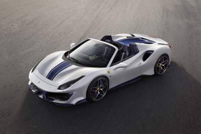 Ferrari debuts the new 488 Pista Spider at the Paris Motor Show
