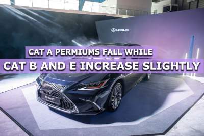 Cat A premiums fall while Cat B and E increase slightly