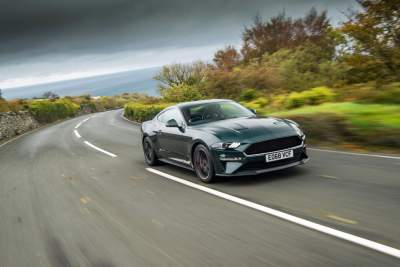 Ford Mustang Bullitt takes on the Isle of Man's Mountain Road