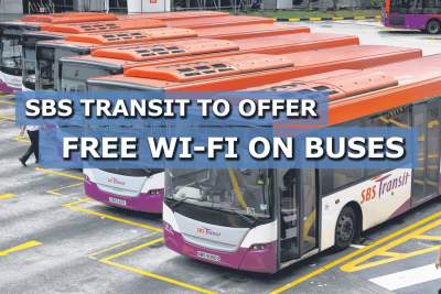 SBS Transit to offer free Wi-Fi on buses plying Bukit Merah area from February
