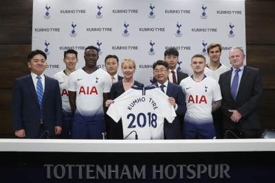 Kumho continues partnership with Tottenham Hotspur