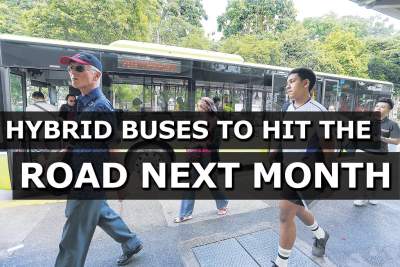 Hybrid buses to hit the road next month