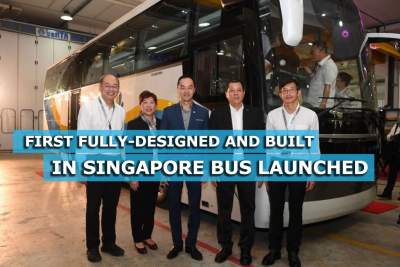 First fully-designed and built in Singapore bus launched