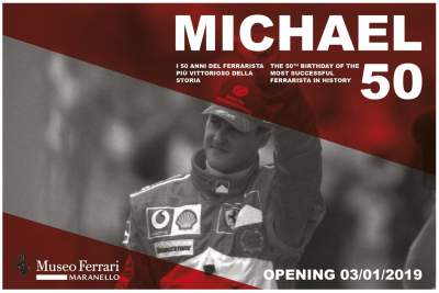 'Michael 50' exhibition at the Ferrari Museum