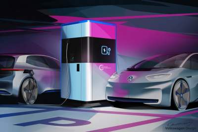 Volkswagen offers first glimpse of mobile charging station