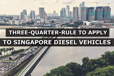 Three-quarter-tank rule to apply to Singapore diesel vehicles from April
