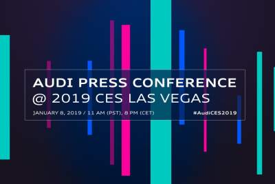 Audi press conference at the CES live from Las Vegas