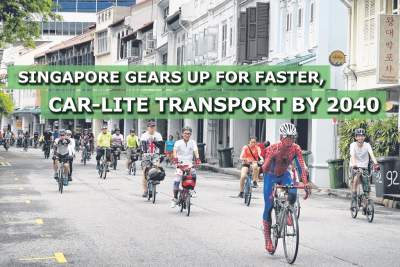 Singapore gears up for faster, car-lite transport by 2040