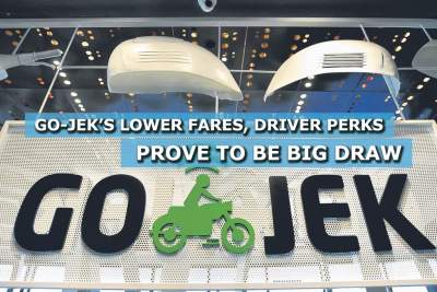 Go-Jek's lower fares and driver perks prove to be big draw