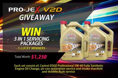 3 in 1 servicing packages worth up to $1,250 to be won