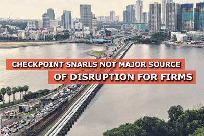 Checkpoint snarls not major source of disruption for firms