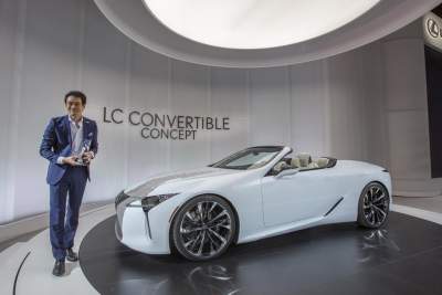Lexus LC Convertible wins EyesOn Design Award