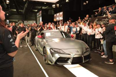 First production 2020 Toyota GR Supra goes for US$2.1 million