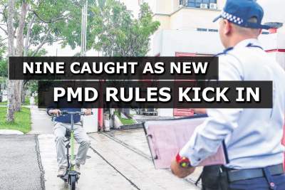 Nine in Sengkang caught as new PMD rules kick in