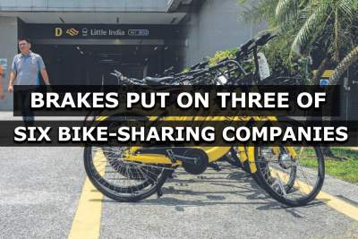 Brakes put on three of six bike-sharing companies