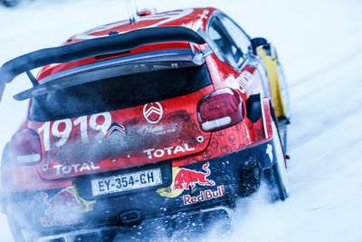 Citroen C3 WRC heads for winter wonderland