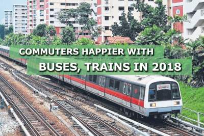 Commuters happier with buses, trains in 2018