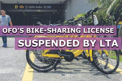 ofo's bike-sharing licence suspended by LTA