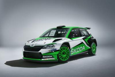 Skoda Fabia R5 rally car gets updated