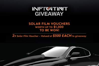 Solar Film vouchers worth up to $1,000 to be won