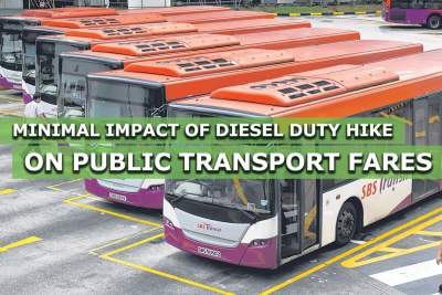 Diesel duty hike's impact on public transport fares expected to be minimal