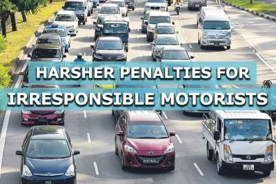 New offences and harsher penalties for irresponsible motorists