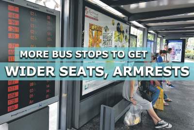 More bus stops to get wider seats, armrests