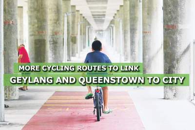 Cycling routes to link Geylang and Queenstown to city