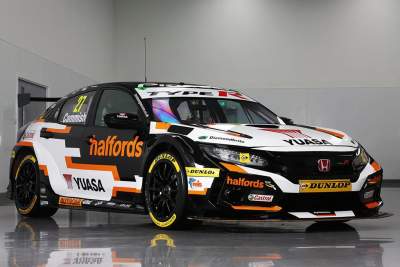 Halfords Yuasa Racing unveils 2019 Honda Civic Type R BTCC car