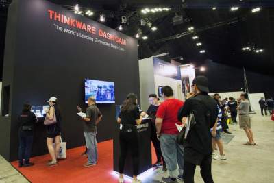 Thinkware's NB-IoT equipped dash cam showcased at IT Show for the first time
