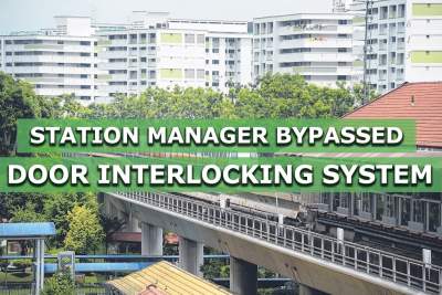 Station manager bypassed door interlocking system