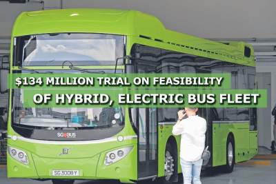 $134 million trial on feasibility of hybrid, electric bus fleet