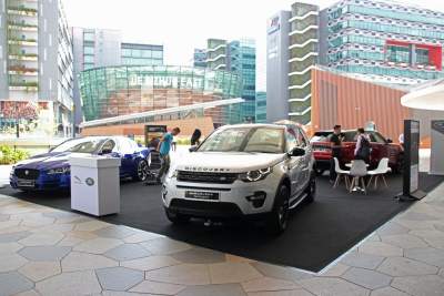 Experience luxurious Jaguar and Land Rover cars at Changi City Point