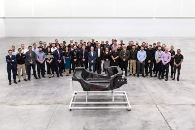 McLaren Production Centre receives new prototype carbon fibre Monocell