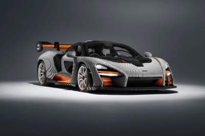 McLaren creates a 1:1 scale Senna using LEGO