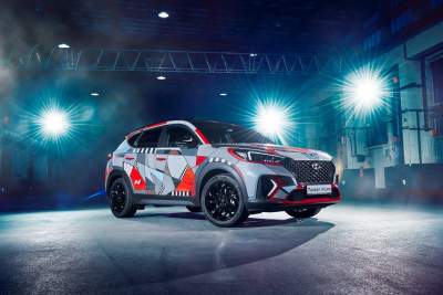 Hyundai showcases unique Tucson N Line art project