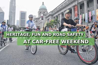 Heritage, fun and road safety at Car-Free Weekend