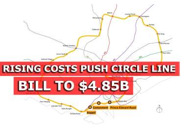 Rising costs push bill for final stage of Circle Line to $4.85b