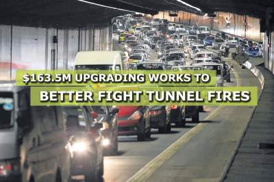 $163.5m upgrading works to better fight tunnel fires
