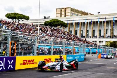 Hard-fought points for Audi in Formula E race in Rome