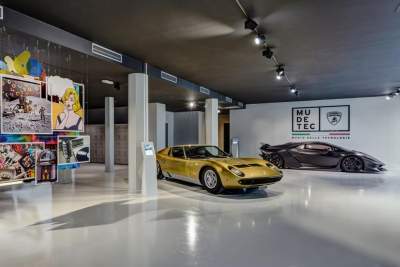 Lamborghini museum revamped as MUDETEC, the Museum of Technology