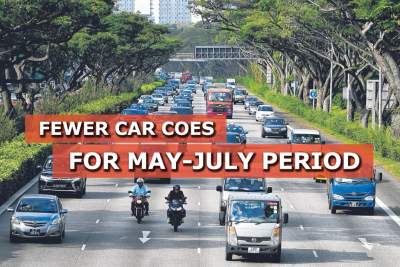 Fewer car COEs for May-July period