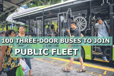 100 three-door buses to join public fleet from next year