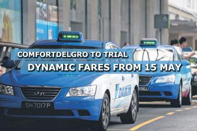 ComfortDelGro to trial dynamic fares from 15 May
