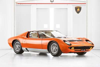 Lamborghini Miura P400 certified in the 1969 film 'The Italian Job'