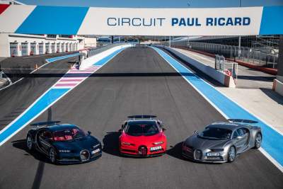 Bugatti to test Chiron and Chiron Sport at Circuit Paul Richard