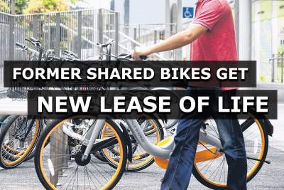 Former shared bikes get new lease of life in Myanmar